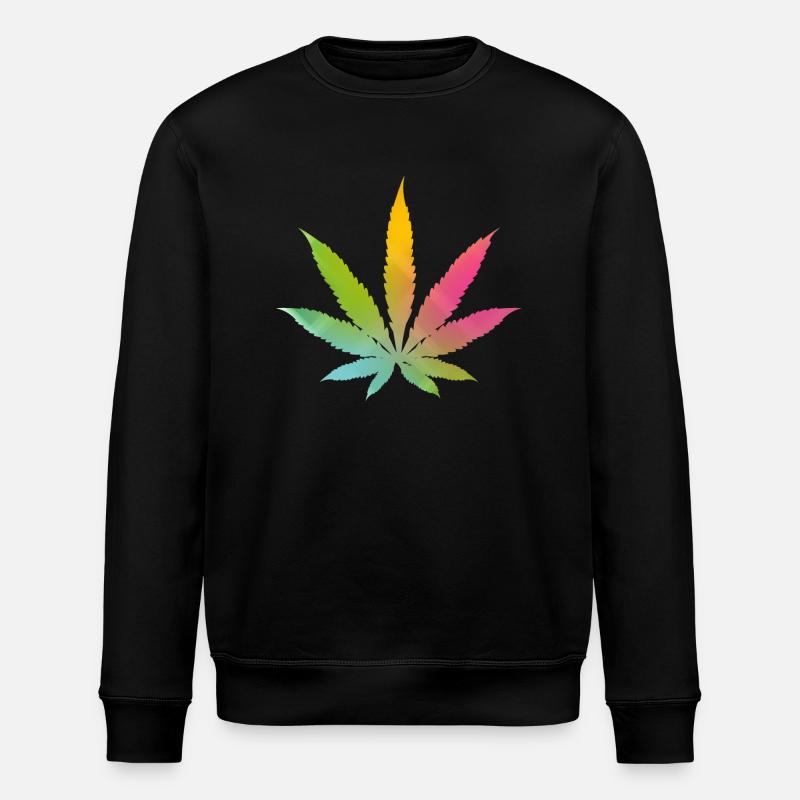 cannabis - Sweat bio ROLLER Stanley/Stella Unisexe - noir