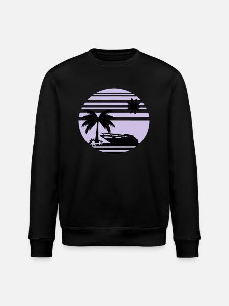 sunset_beach2 - Sweat bio ROLLER Stanley/Stella Unisexe - noir