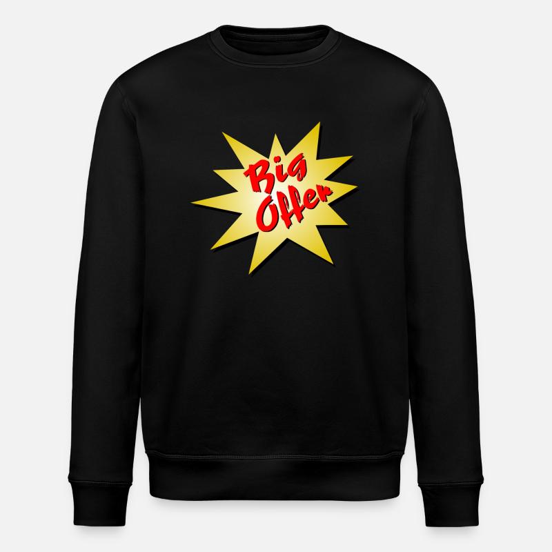 Offer / Angebot / Big Offer - Stanley/Stella Unisex Bio-Sweatshirt ROLLER - Schwarz