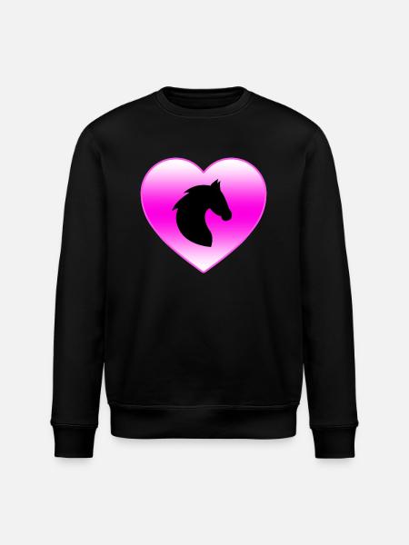 Cheval - Sweat bio ROLLER Stanley/Stella Unisexe - noir