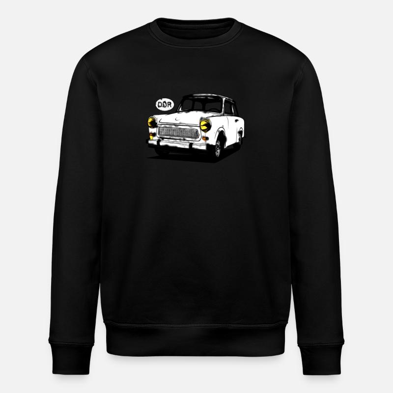 Trabant Trabi Auto - Stanley/Stella Unisex Bio-Sweatshirt ROLLER - Schwarz
