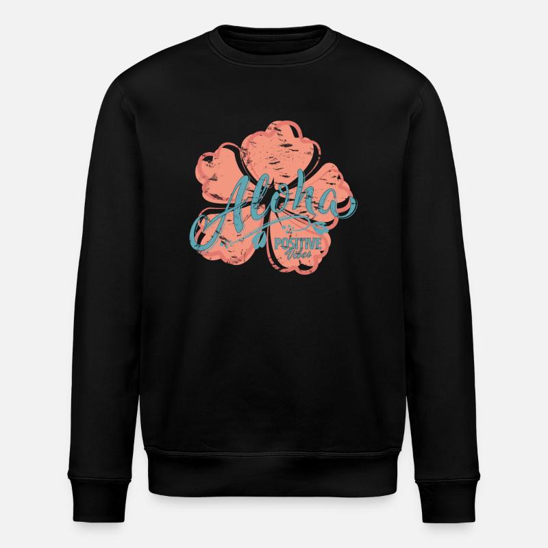 Aloha - Stanley/Stella ROLLER Unisex Organic Sweatshirt - black