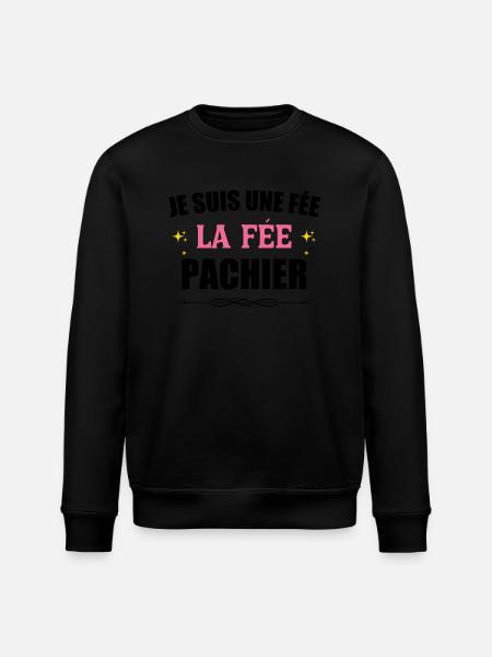 I'm a Fairy (White) - Stanley/Stella ROLLER Unisex Organic Sweatshirt - black