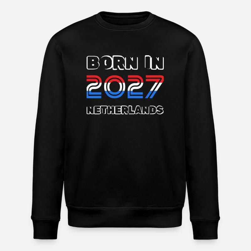 Netherlands 2027 - Stanley/Stella Unisex Bio-Sweatshirt ROLLER - Schwarz