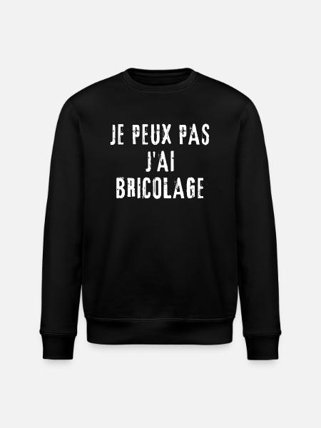 Ich kann nicht DIY - Stanley/Stella Unisex Bio-Sweatshirt ROLLER - Schwarz