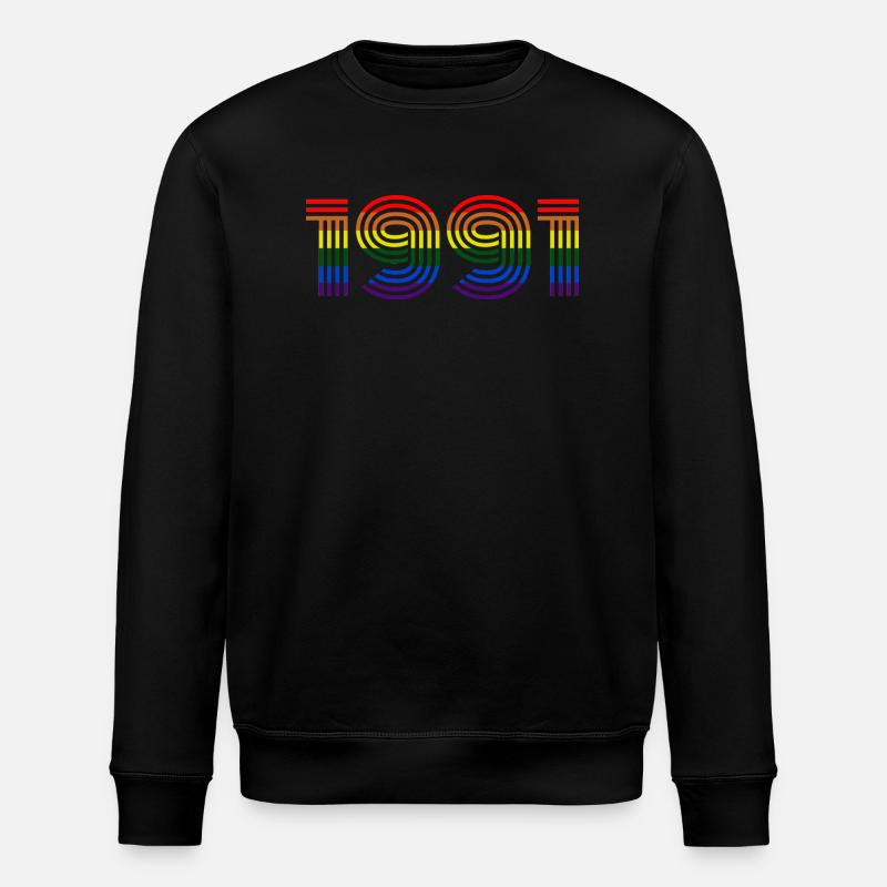 1991 - Stanley/Stella Unisex Bio-Sweatshirt ROLLER - Schwarz