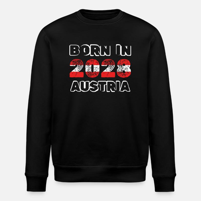 Austria 2028 - Stanley/Stella ROLLER Unisex Organic Sweatshirt - black