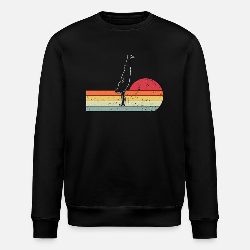 Équilibre sur les mains - Sweat bio ROLLER Stanley/Stella Unisexe - noir