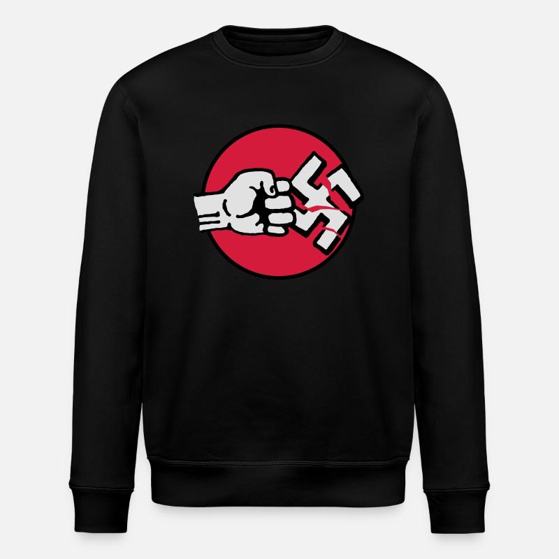 gegen_nazis_012011_b_3c - Sweat bio ROLLER Stanley/Stella Unisexe - noir