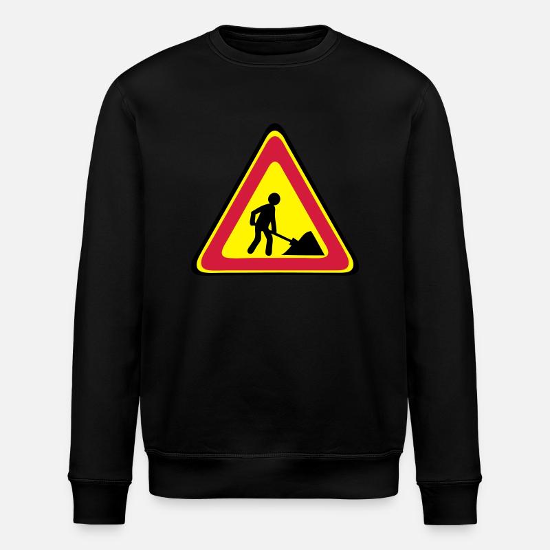 Panel Arbeits Mann pelle1 - Stanley/Stella Unisex Bio-Sweatshirt ROLLER - Schwarz
