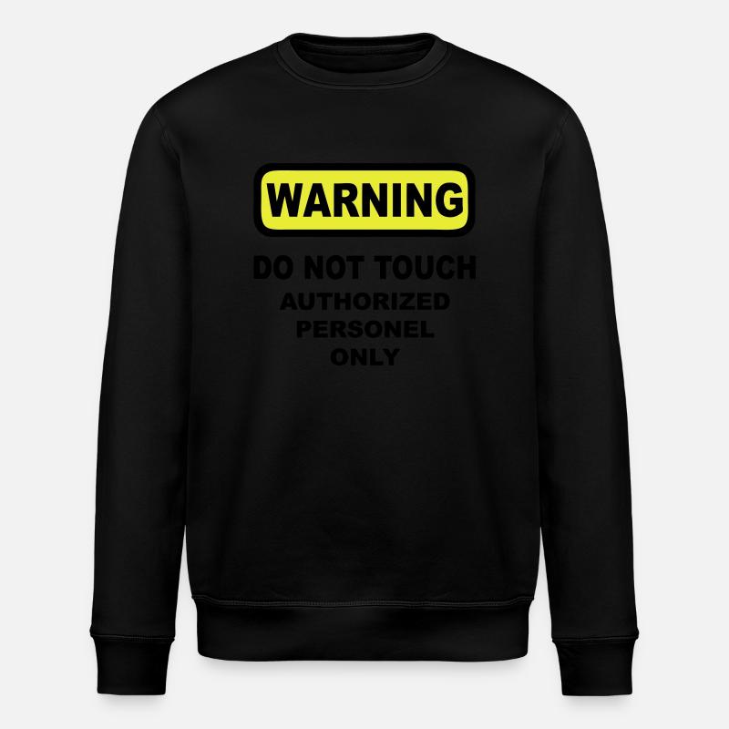 warning humor - Stanley/Stella Unisex Bio-Sweatshirt ROLLER - Schwarz
