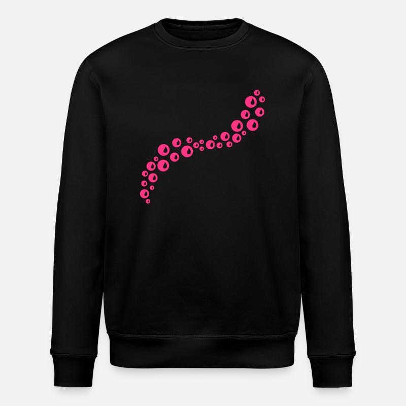 Bubbles Design - Stanley/Stella Unisex Bio-Sweatshirt ROLLER - Schwarz