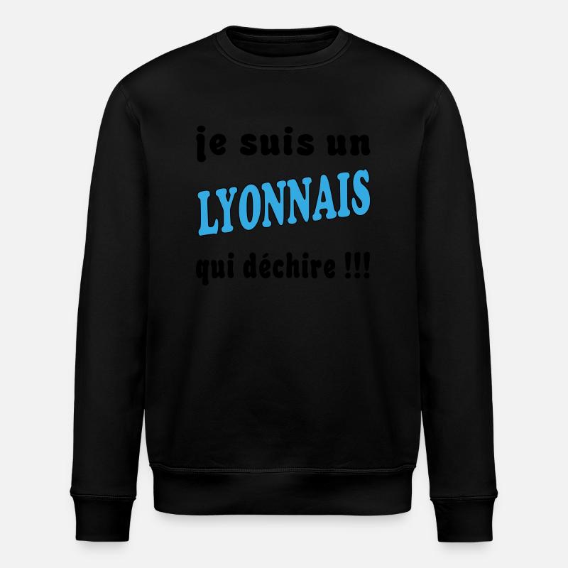 LYON - Stanley/Stella ROLLER Unisex Organic Sweatshirt - black