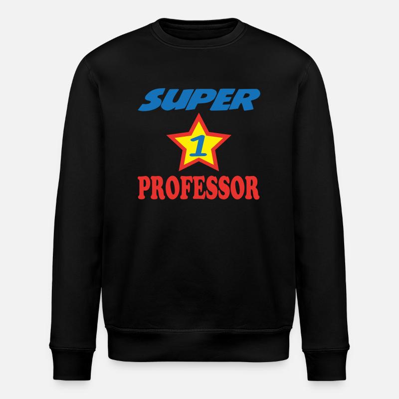 SUPER PROFESSOR - Sweat bio ROLLER Stanley/Stella Unisexe - noir