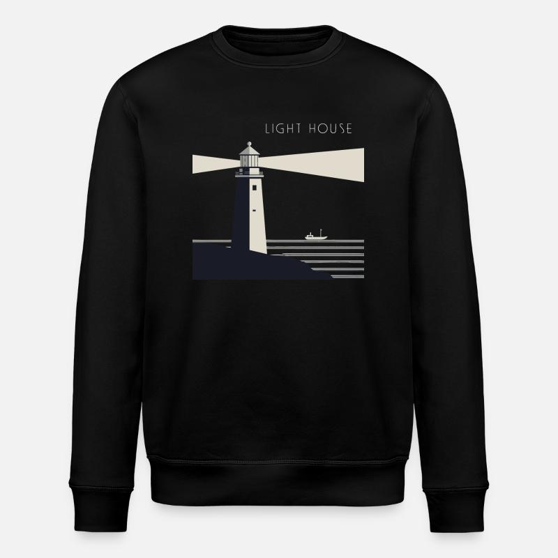 LEUCHTTURM - Stanley/Stella Unisex Bio-Sweatshirt ROLLER - Schwarz