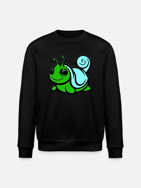 Snail Comic - Stanley/Stella ROLLER Unisex Organic Sweatshirt - black