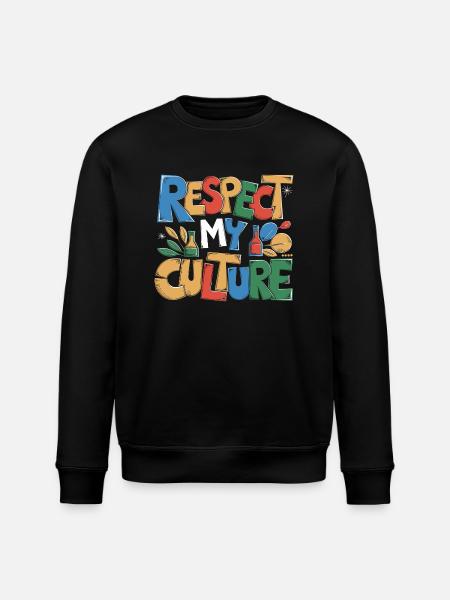 Fejring af fermenteret te-kultur - Stanley/Stella økologisk unisex-sweatshirt ROLLER - sort