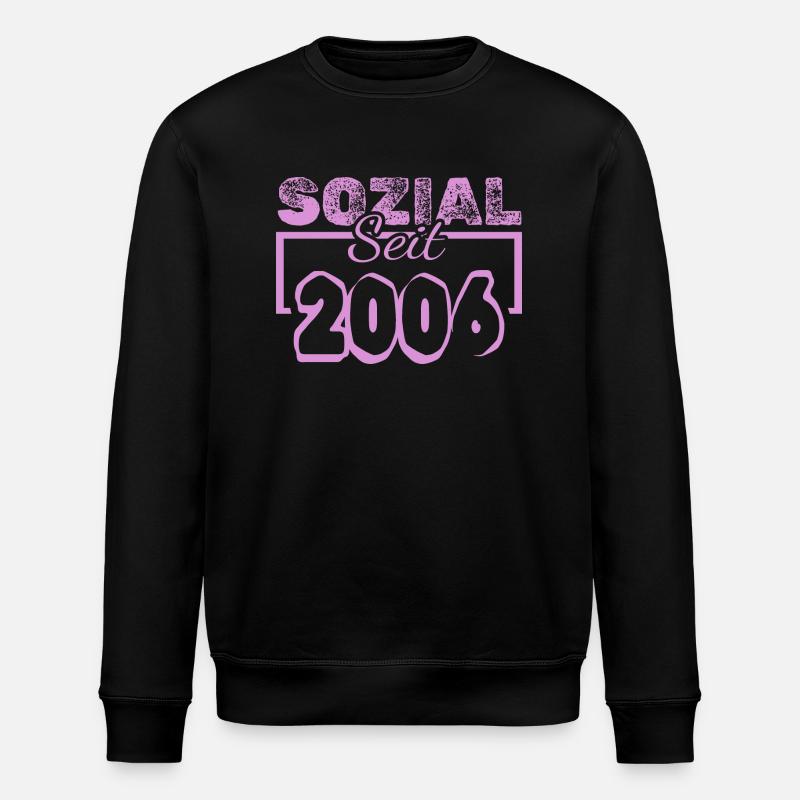 2006 - Stanley/Stella ROLLER Unisex Organic Sweatshirt - black