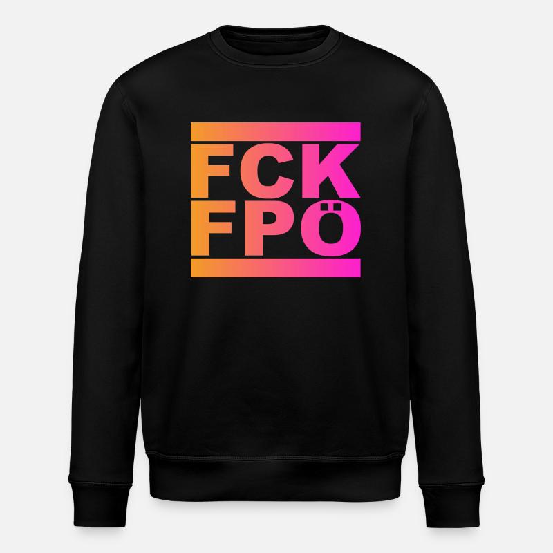FCK FPÖ - Sweat bio ROLLER Stanley/Stella Unisexe - noir