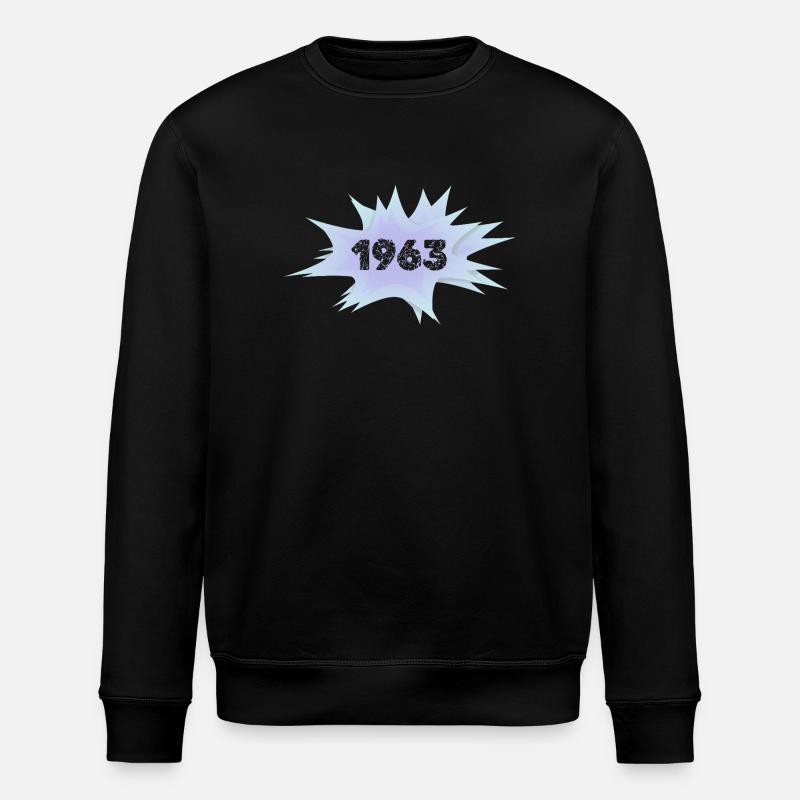1963 - Stanley/Stella ROLLER Unisex Organic Sweatshirt - black