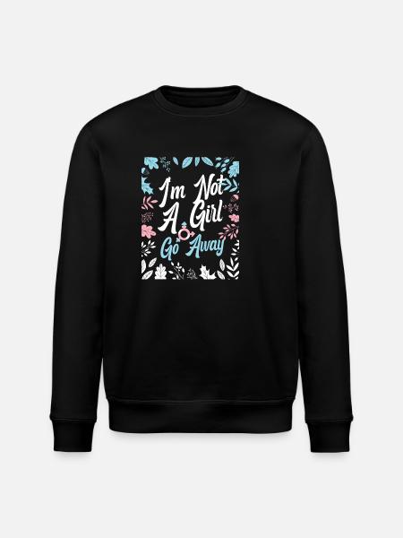 Transgender Trans LGBT Pride - Stanley/Stella Unisex Bio-Sweatshirt ROLLER - Schwarz