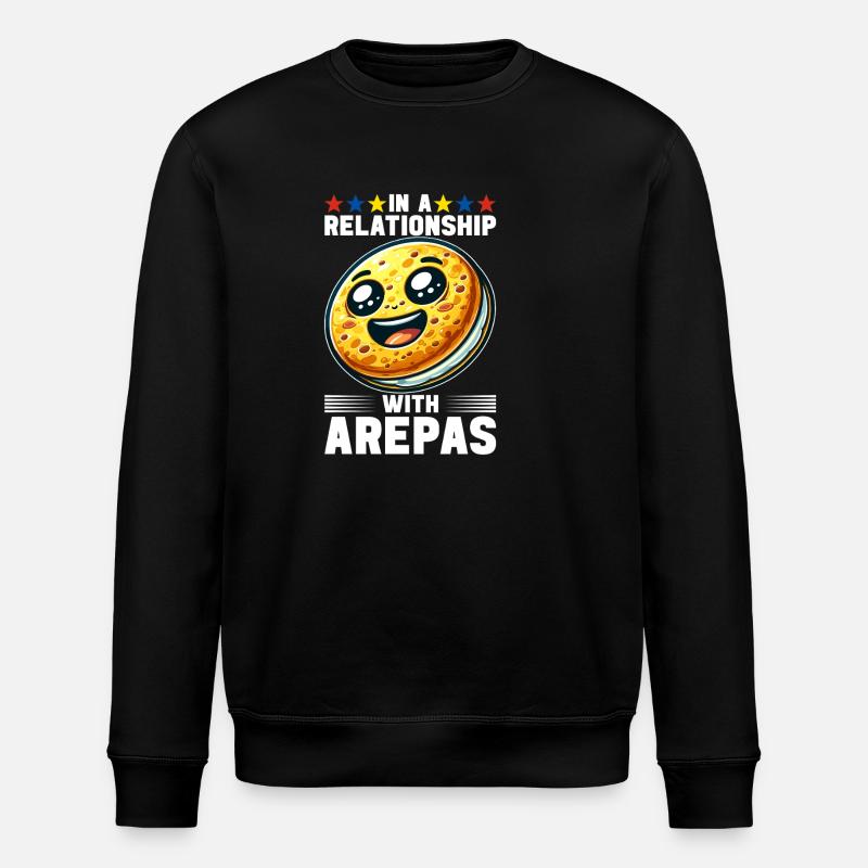 Arepas vénézuélienne - Sweat bio ROLLER Stanley/Stella Unisexe - noir