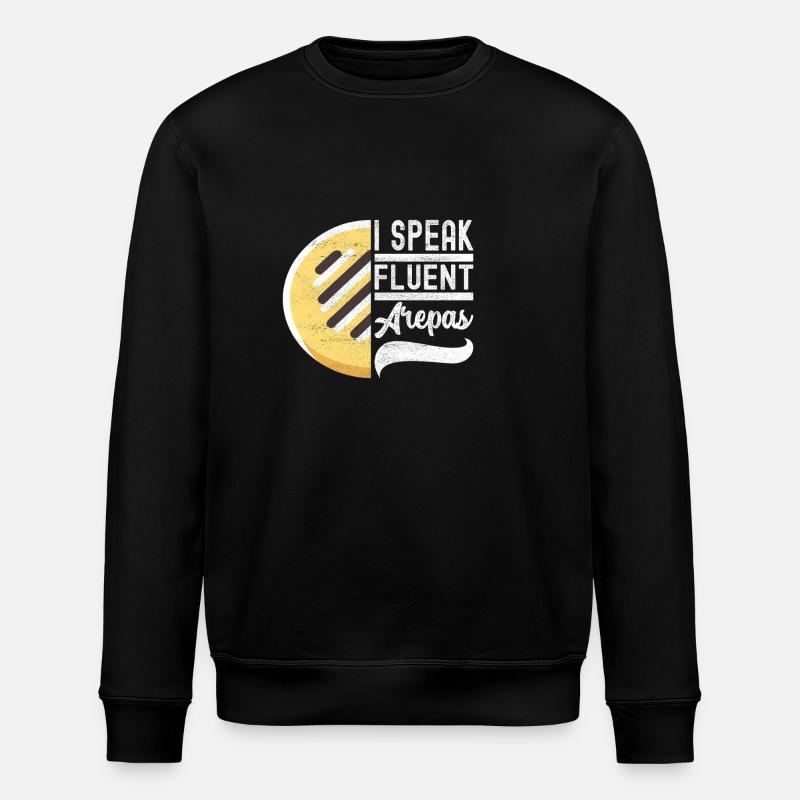 Venezolanische Arepas - Stanley/Stella Unisex Bio-Sweatshirt ROLLER - Schwarz