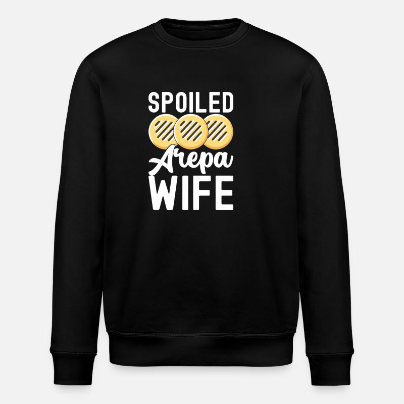 Venezolanische Arepas - Stanley/Stella Unisex Bio-Sweatshirt ROLLER - Schwarz