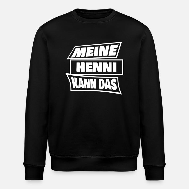 Cadeau pour Henni - Sweat bio ROLLER Stanley/Stella Unisexe - noir