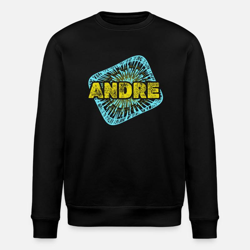 Gift for Andre - Stanley/Stella ROLLER Unisex Organic Sweatshirt - black