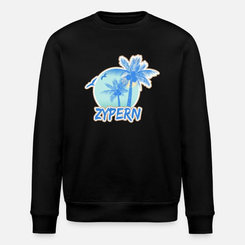 Vacances Chypre - Sweat bio ROLLER Stanley/Stella Unisexe - noir