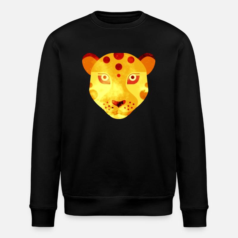 Leopard - Stanley/Stella Unisex Bio-Sweatshirt ROLLER - Schwarz