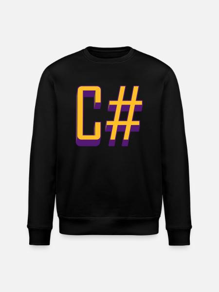 Programmiersprachen: C # / C sharp (Classic) - Stanley/Stella Unisex Bio-Sweatshirt ROLLER - Schwarz