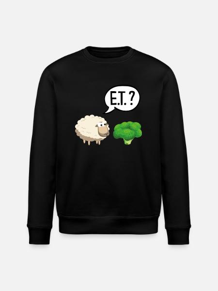 Sheep ET - Stanley/Stella ROLLER Unisex Organic Sweatshirt - black