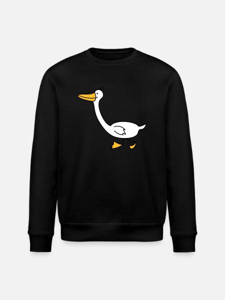 funny goose - Stanley/Stella ROLLER Unisex Organic Sweatshirt - black