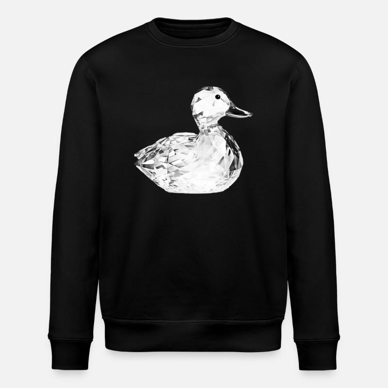 Canard de verre - Sweat bio ROLLER Stanley/Stella Unisexe - noir