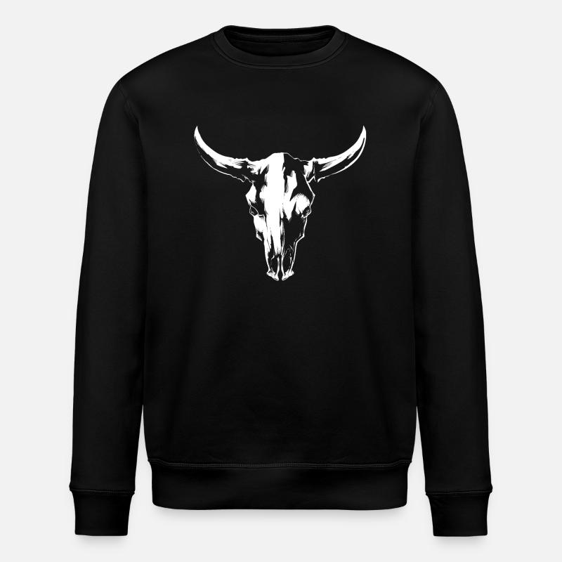 Tête de Taureau - Sweat bio ROLLER Stanley/Stella Unisexe - noir
