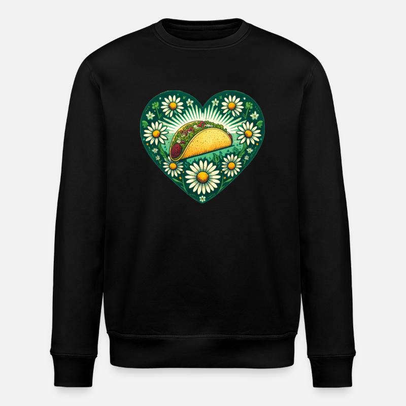 Taco-Liebhaber - Stanley/Stella Unisex Bio-Sweatshirt ROLLER - Schwarz