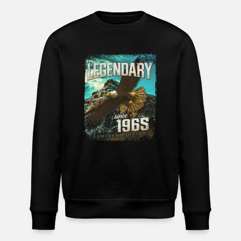 Legendär seit 1965 - Stanley/Stella Unisex Bio-Sweatshirt ROLLER - Schwarz