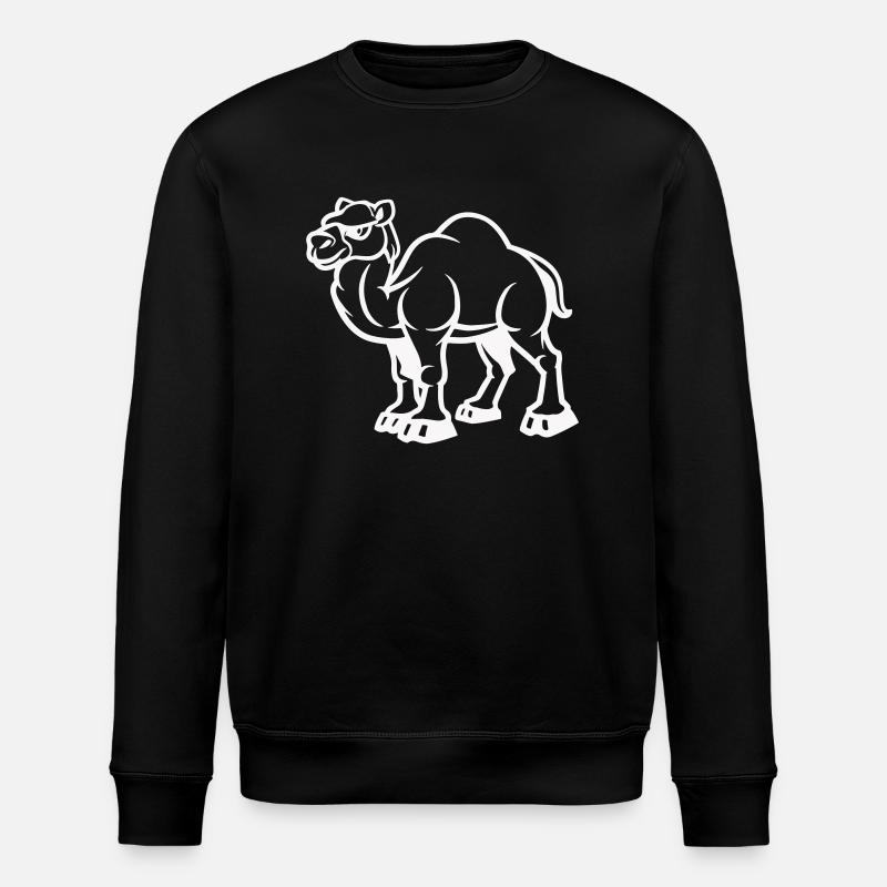camel - Stanley/Stella ROLLER Unisex Organic Sweatshirt - black