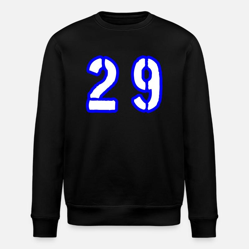 29 Zahl Symbol - Stanley/Stella Unisex Bio-Sweatshirt ROLLER - Schwarz