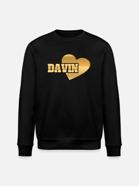 Gold Davin - Stanley/Stella ROLLER Unisex Organic Sweatshirt - black