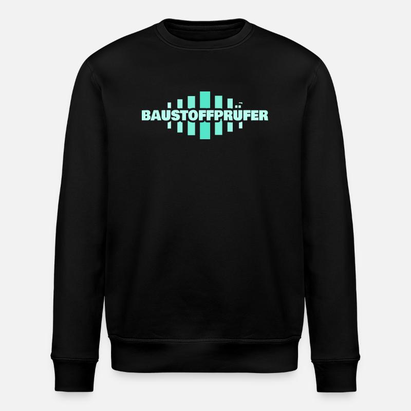 Beruf Baustoffprüfer - Stanley/Stella Unisex Bio-Sweatshirt ROLLER - Schwarz