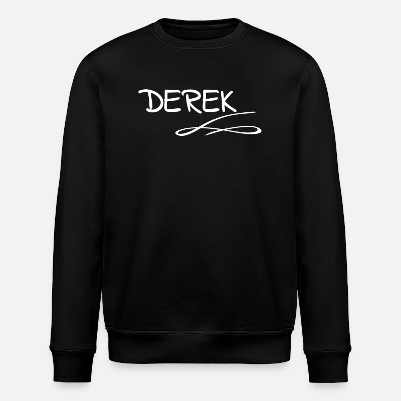 Vorname Derek - Stanley/Stella Unisex Bio-Sweatshirt ROLLER - Schwarz