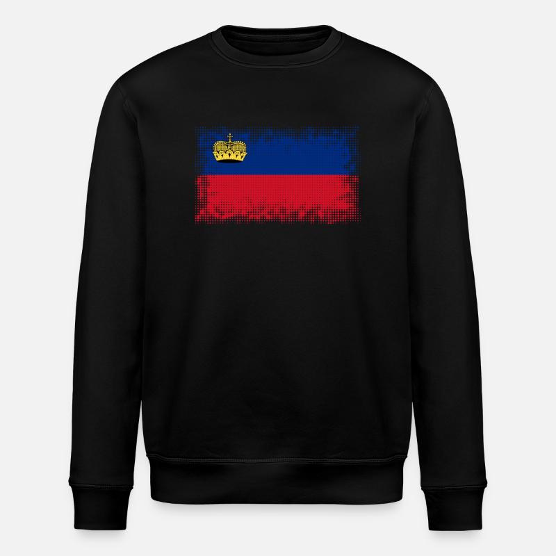 Liechtenstein als Liechtenstein - Stanley/Stella Unisex Bio-Sweatshirt ROLLER - Schwarz