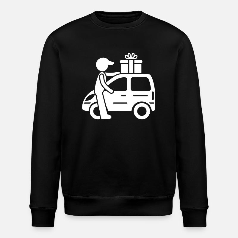 Paket Dienst Lieferung - Stanley/Stella Unisex Bio-Sweatshirt ROLLER - Schwarz