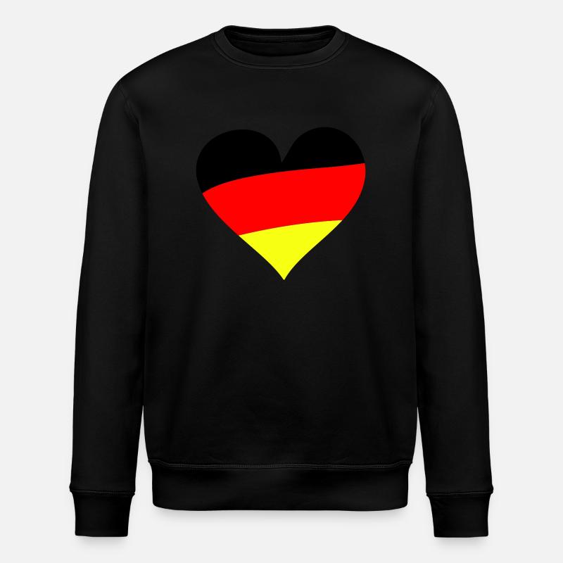 Heart Germany - Stanley/Stella ROLLER Unisex Organic Sweatshirt - black