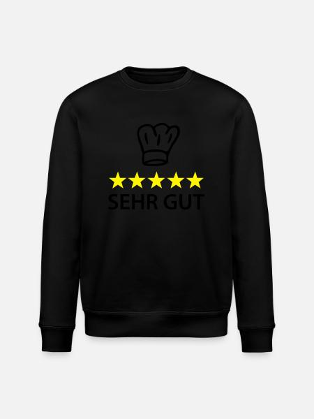 sehr gut koch - Stanley/Stella ROLLER Unisex Organic Sweatshirt - black
