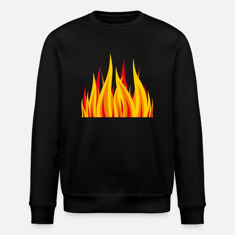 Fire 2 - Stanley/Stella Unisex Bio-Sweatshirt ROLLER - Schwarz