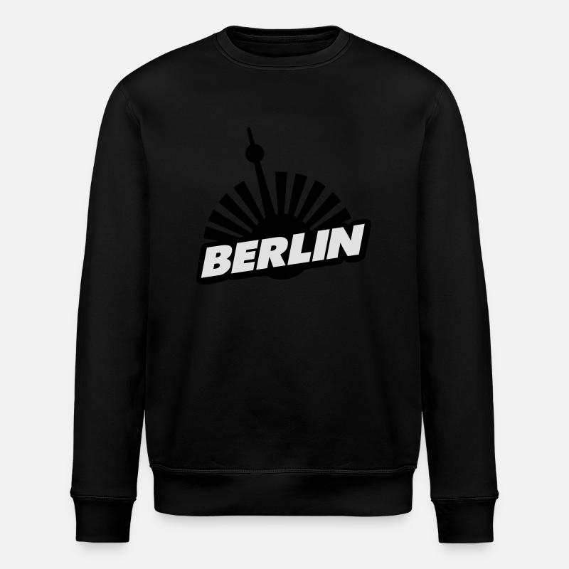 berlin - Stanley/Stella Unisex Bio-Sweatshirt ROLLER - Schwarz